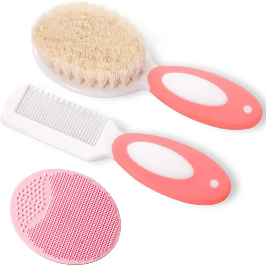 Brush Bristle Set - Set sikat rambut bayi, sisir lembut