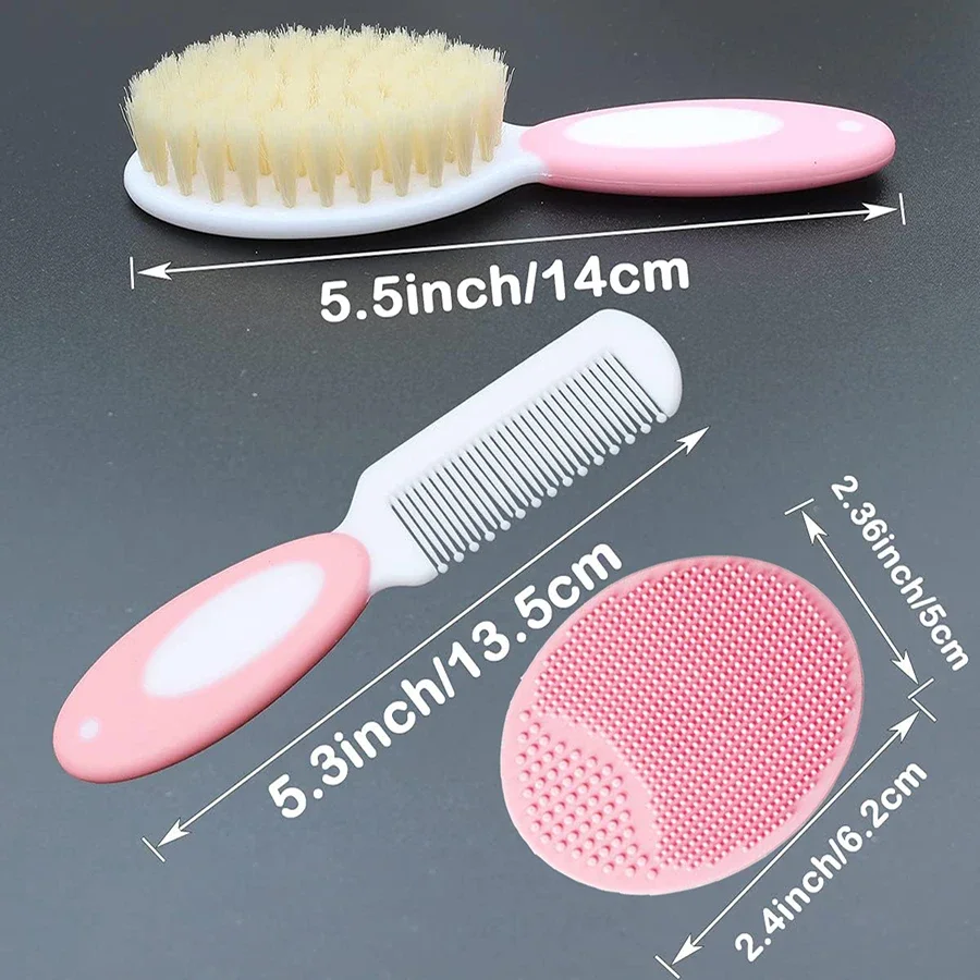 Set sikat rambut bayi, sisir l - Brush Bristle Set ulasan dan harga